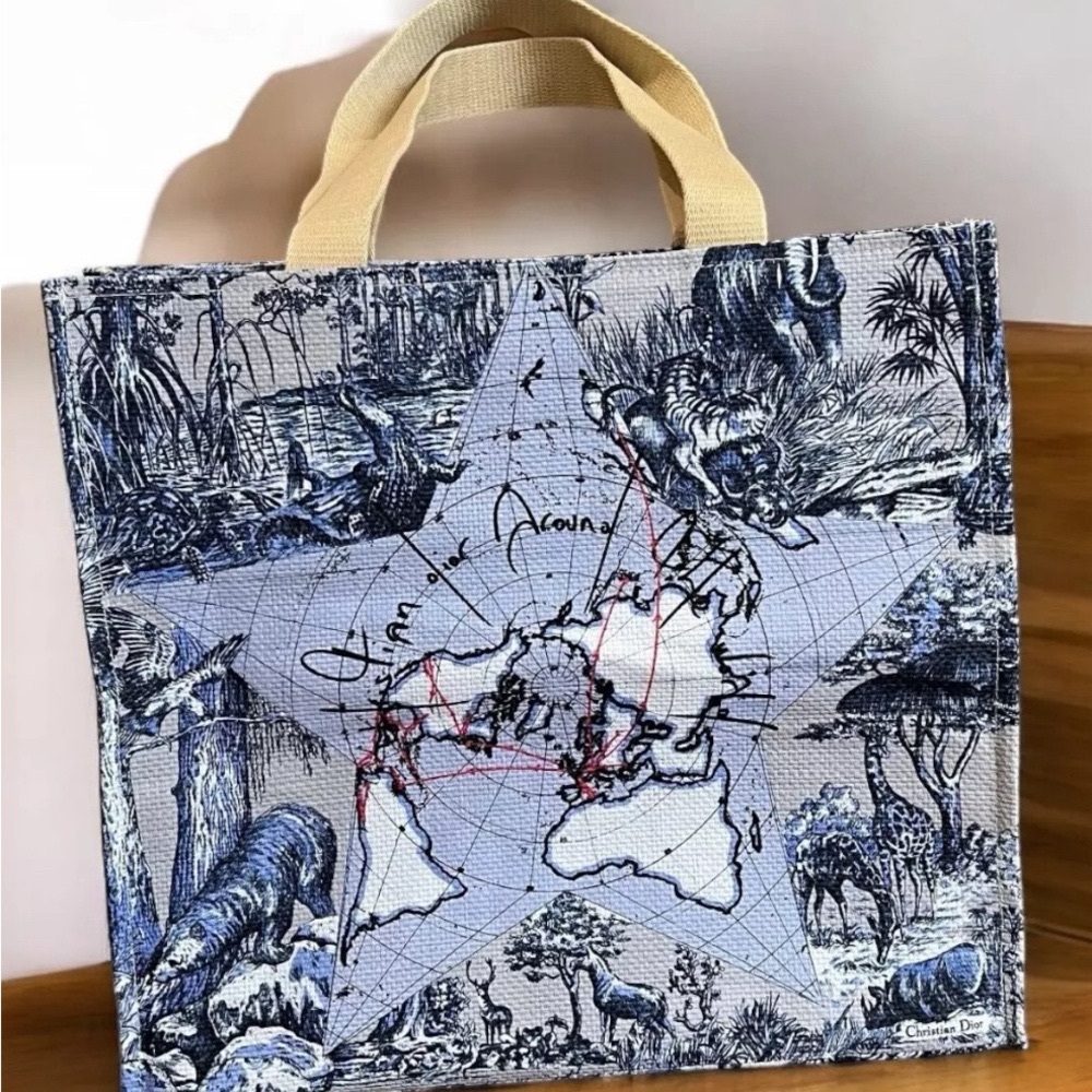BRAND NEW Christian Dior Beauty Around the World Tote Bag